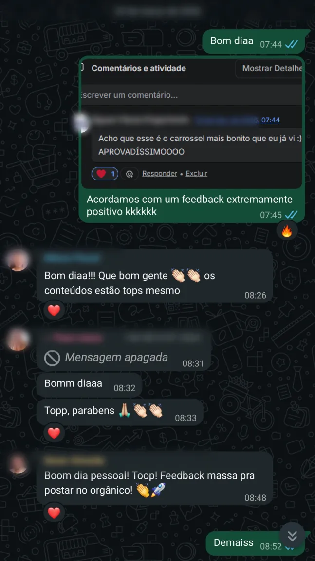 Depoimento de cliente da Agencia GV